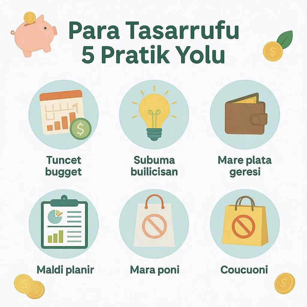 Para Tasarrufu Yapmanın 5 Pratik Yolu