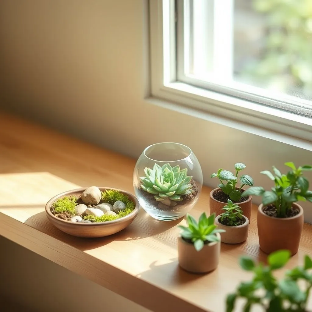 Evde Doğa Temalı Mini Bahçe Yapmanın 3 Basit Yolu