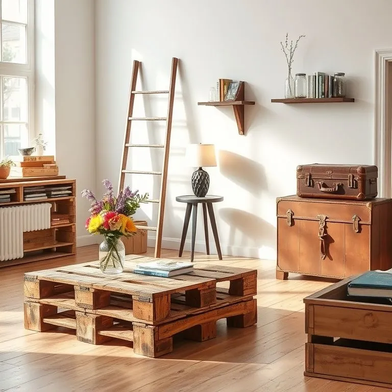 Evde İkinci El Eşyalarla Tasarruf Sağlayan 7 Pratik Dönüşüm Hilesi