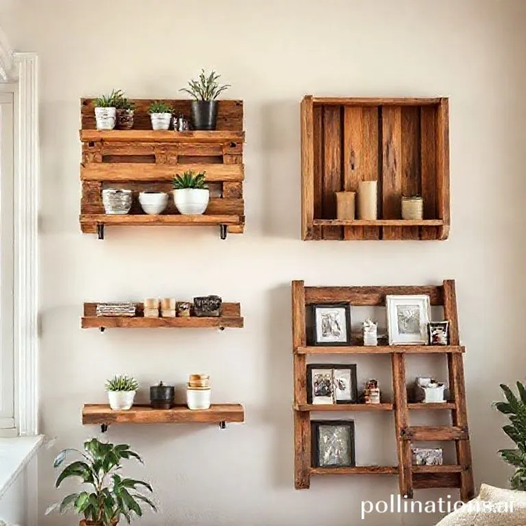 Eski Ahşap Paletleri Şık Dekoratif Raflara Dönüştürmenin 4 Pratik Hilesi