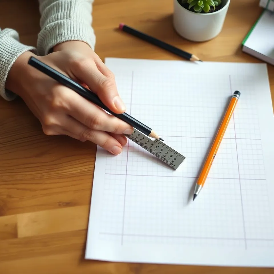 Evde Kolayca Kareli Çizgi Çekmenin Pratik Yöntemleri