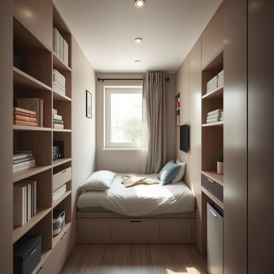 Mikro Yaşam Alanınızda Dahili Depolama Çözümleri ile Her Şey Düzenli